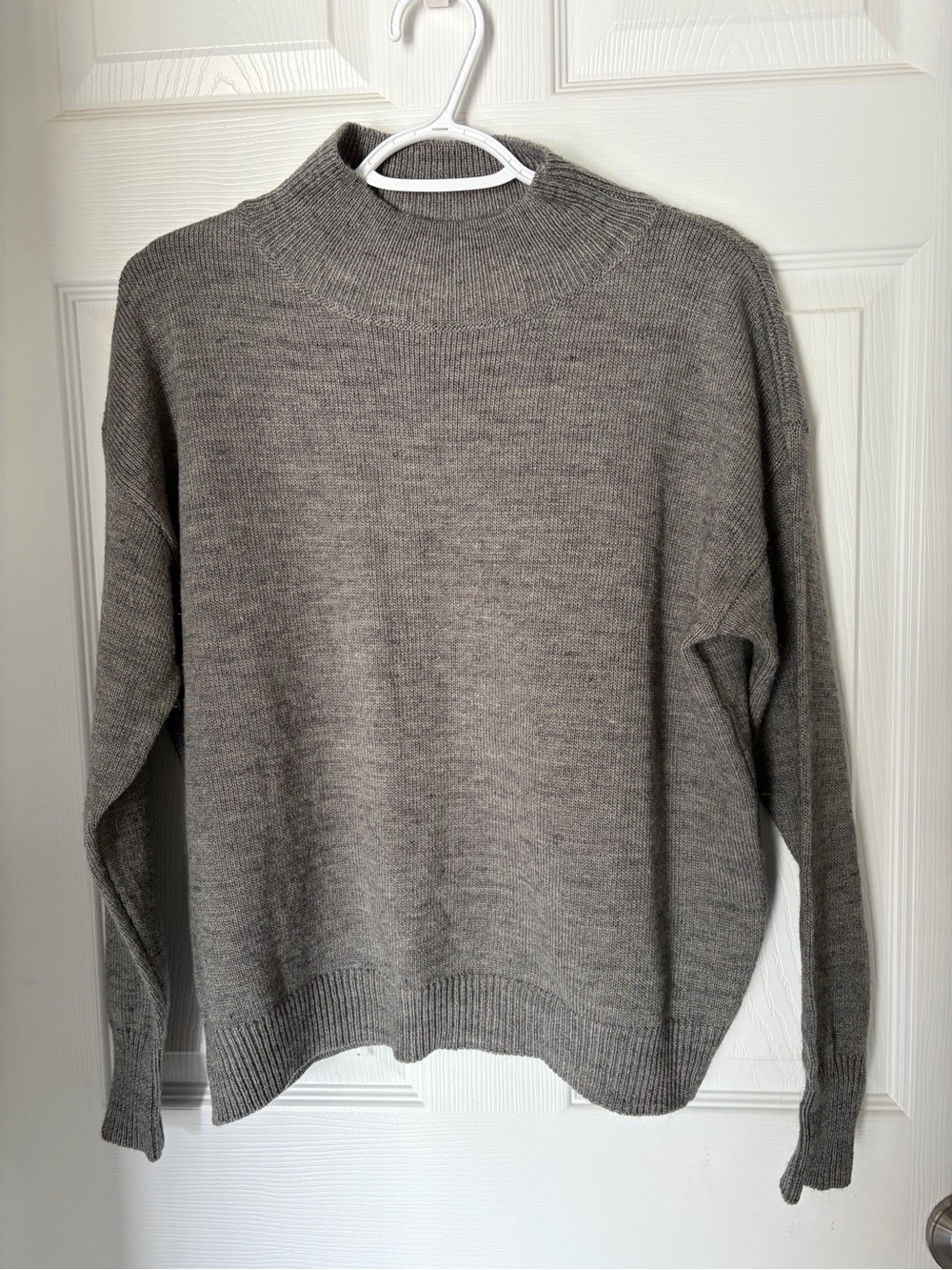 Gray High Neck Sweater Like New